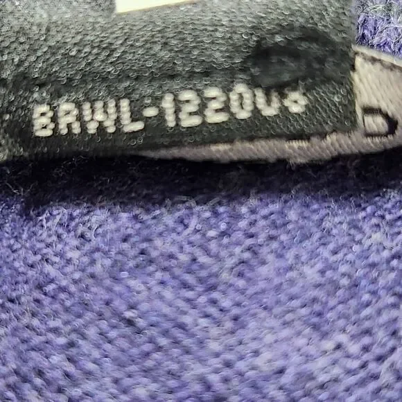 Banana Republic Luxury Blend Silk Cotton Cashmere V-Neck sweater purple Size XL